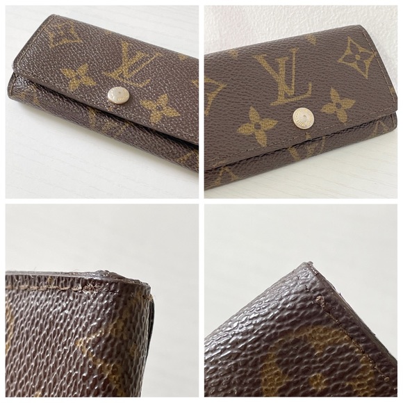 Louis Vuitton brown monogram canvas four key ring wallet - Picture 4 of 11